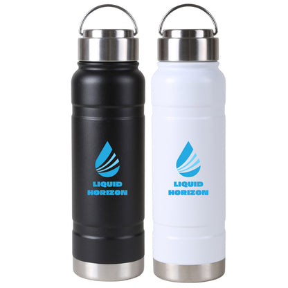 Burleigh Stainless Steel Bottle 650 Ml. (22 Fl. Oz.) - Single Color or Full Color Printing