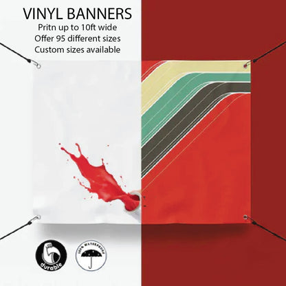 Custom 13oz Vinyl Banners - Various Sizes Options