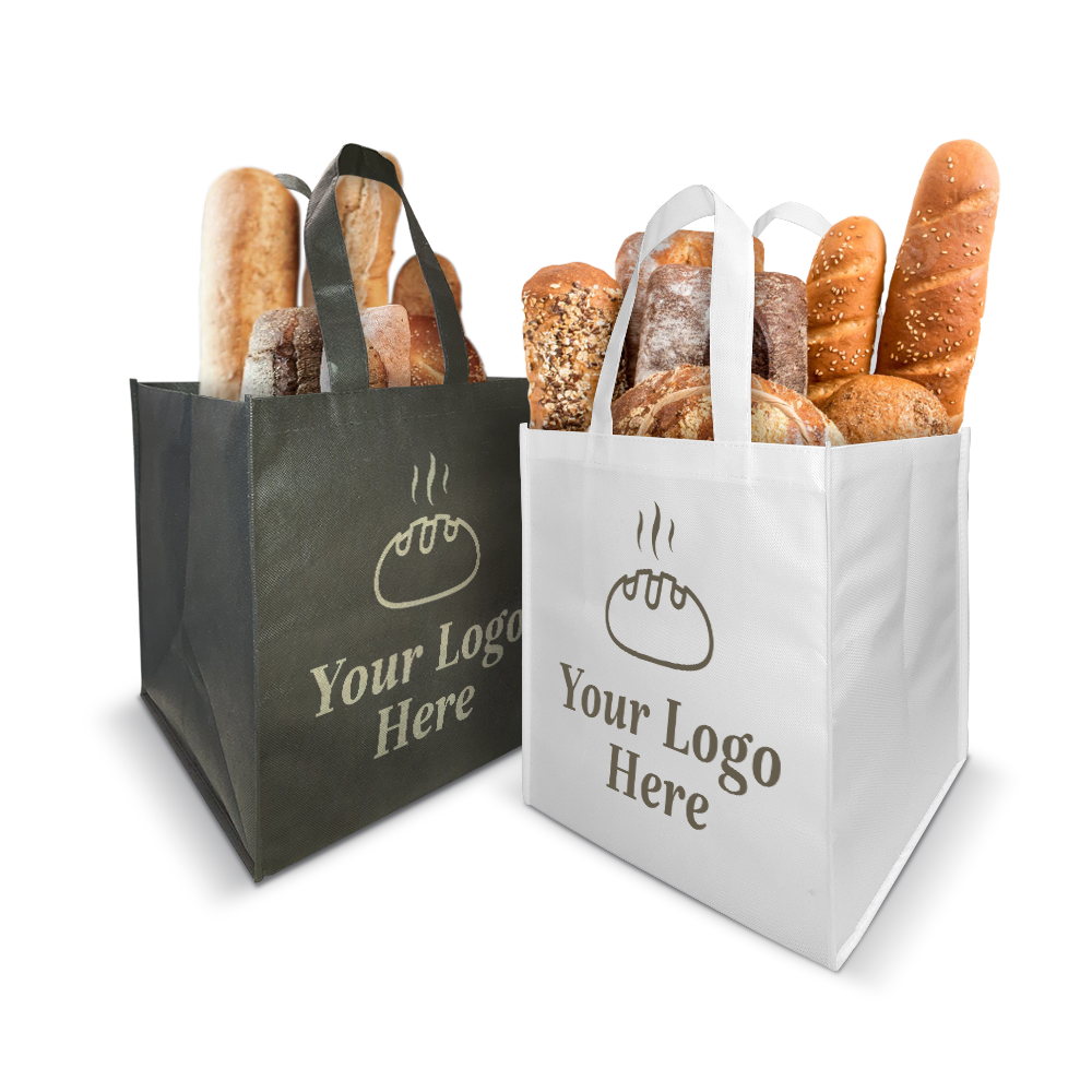 Bakery Box Size Non-Woven Bag 80gsm 11”W x 11"D x 13”H