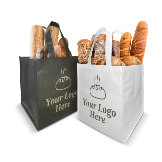 Bakery Box Size Non-Woven Bag 80gsm 11”W x 11"D x 13”H