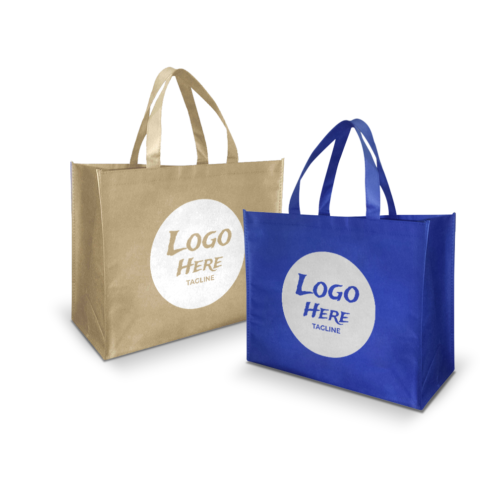 Jumbo Size Promotional Non-woven Bags 80gsm 18"W x 8"D x 14"H