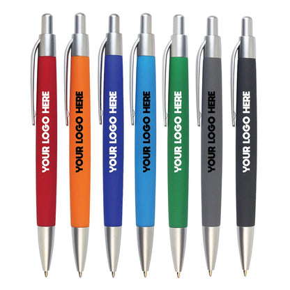 Promo Click-Action Plastic Ballpoint Pen - Single Color or Full Color Printed