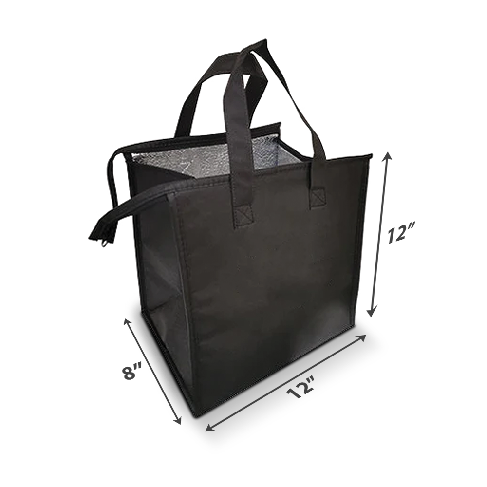 Thermal Cooler Shopping Bag with 3mm insulation 12”W x 8"D x 12”H