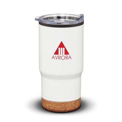 Donana Tumbler w/Cork Base 20oz. - Single Color or Full Color Printing