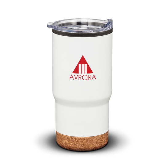 Donana Tumbler w/Cork Base 20oz. - Single Color or Full Color Printing